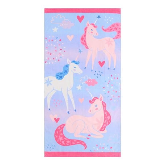 Beach Collection Unicorn Cotton-Blend Beach Towel - Picture 1 of 4